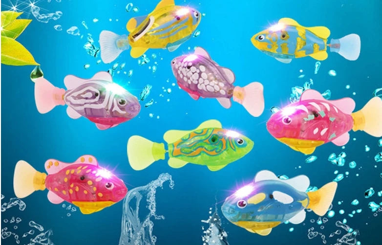 New Funny Swimming Electronic fish Activated Battery Powered Toy  Pet for Fishing Tank Decorating toys