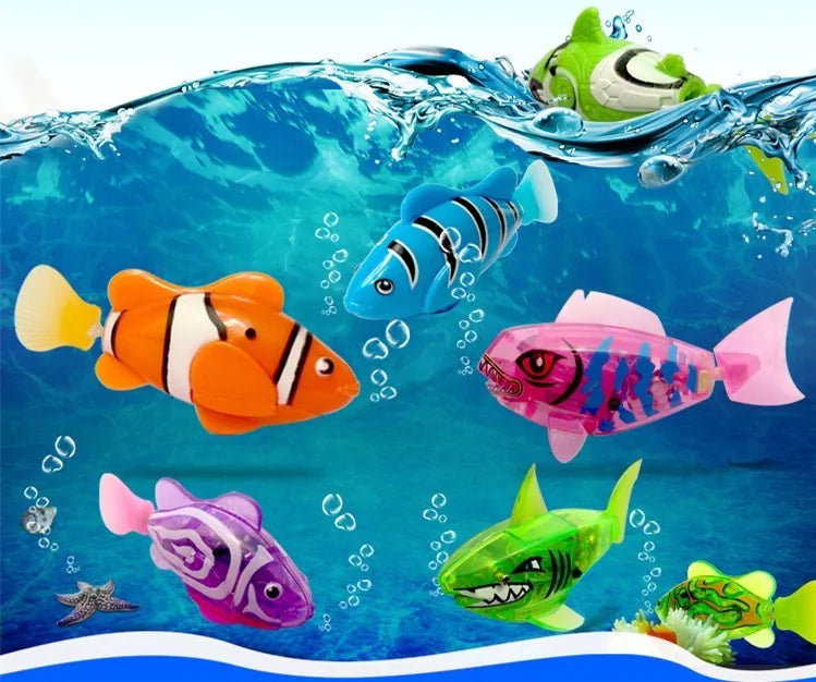 New Funny Swimming Electronic fish Activated Battery Powered Toy  Pet for Fishing Tank Decorating toys