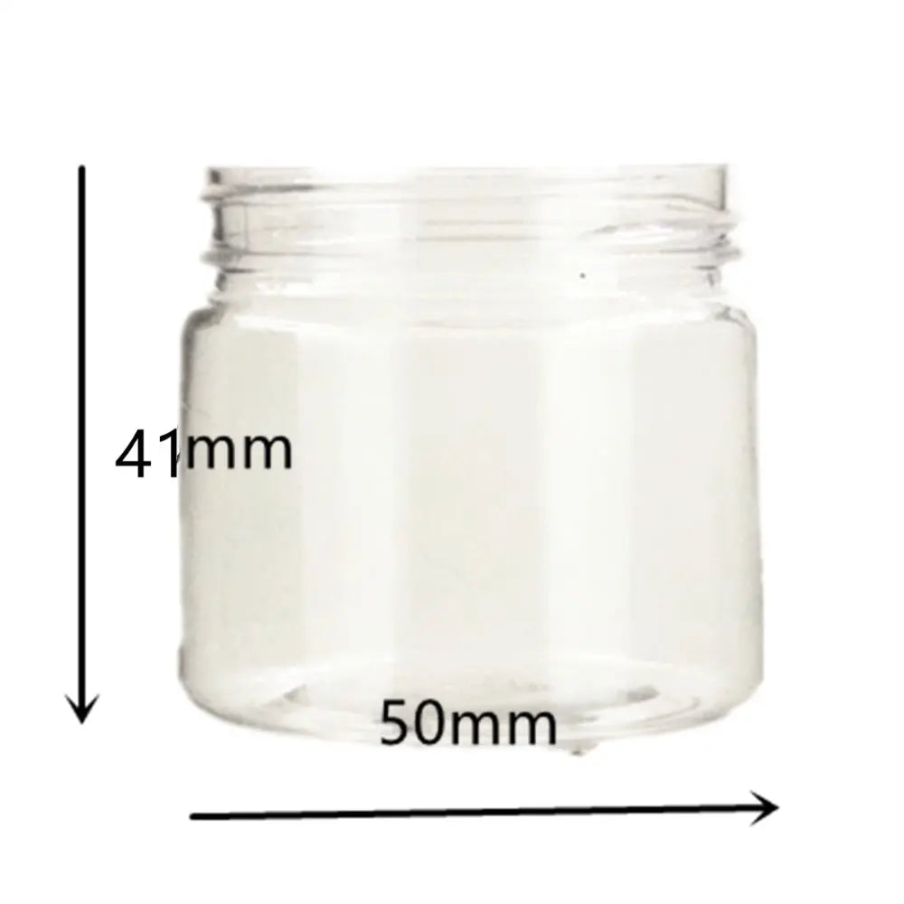 1oz 30ml/50ml/60ml/80g round plastic pet jar with gold aluminium cap ,cream    Storage sample Cosmetic  Packaging,container,pot