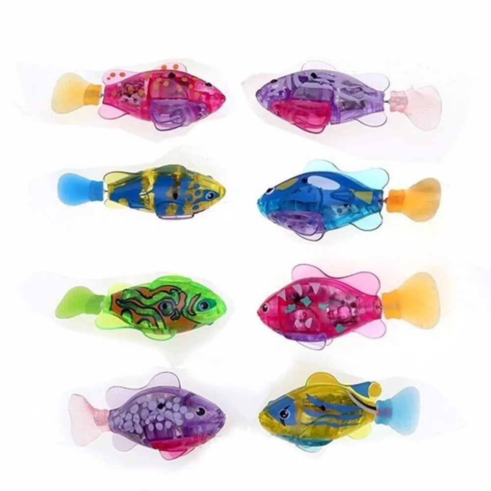 New Funny Swimming Electronic fish Activated Battery Powered Toy  Pet for Fishing Tank Decorating toys
