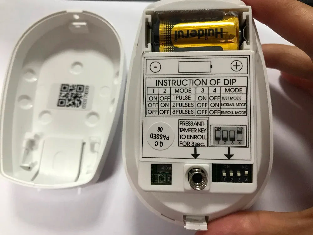 Meian Focus Wireless MC-335R PIR Motion Sensor Movement Detector Working with Alarm System Saving-battery and Pet Immunity