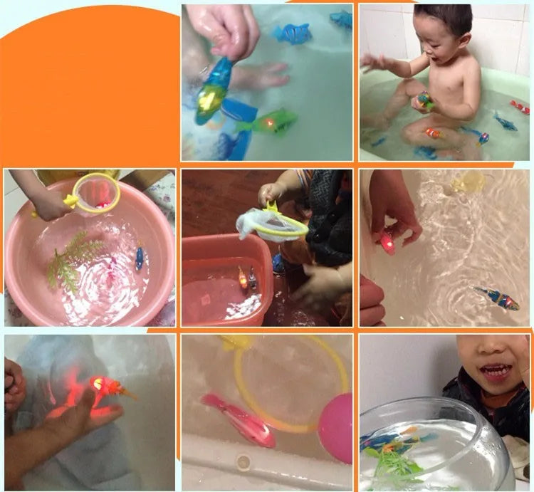 New Funny Swimming Electronic fish Activated Battery Powered Toy  Pet for Fishing Tank Decorating toys