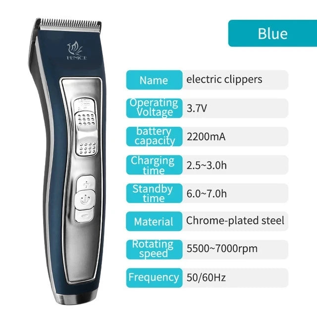 Fenice Electrical Pet Clipper Machine Grooming Kit Rechargeable Pet Cat Dog Hair Trimmer Shaver Set Animals Hair Cutting