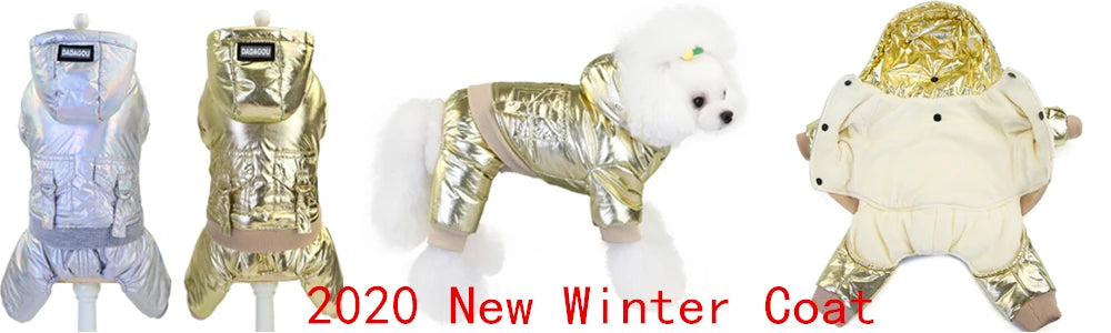 Pet Dog Clothes Winter Warm Dog Jeans Coat Jumpsuit Thicken Pet Clothing For Yorkshire Teddy Dogs Costume Puppy Clothes Jackets
