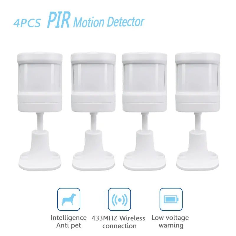 433Mhz Wireless PIR Motion Sensor Infrared Detector For Home Alarm System Intelligent Smart Home Pet Immunity With Battery