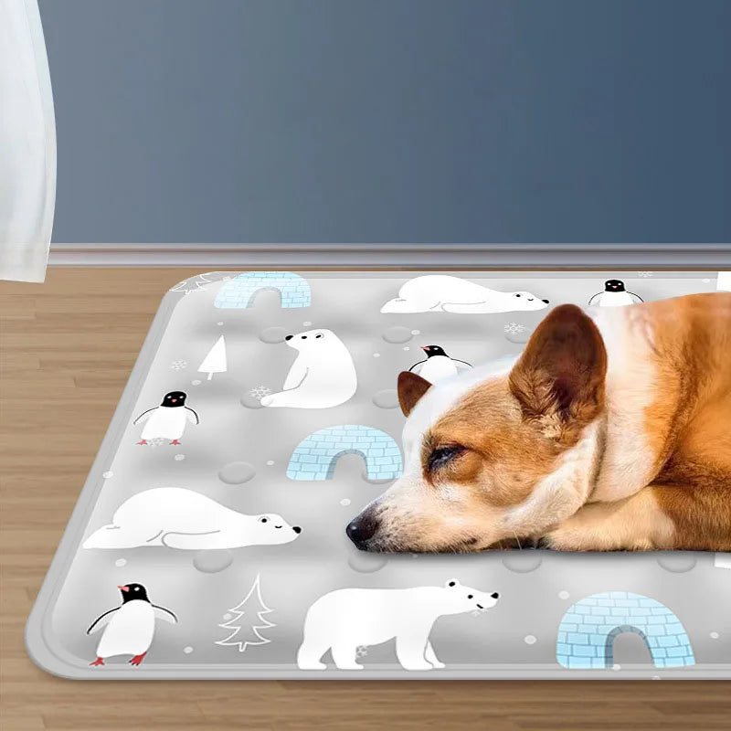 Dog Cooling Mat Summer Pet Cold Bed Extra Large For Small Big Dogs Pet Accessories Cat Durable Blanket Sofa Cat Ice Pad Blanket
