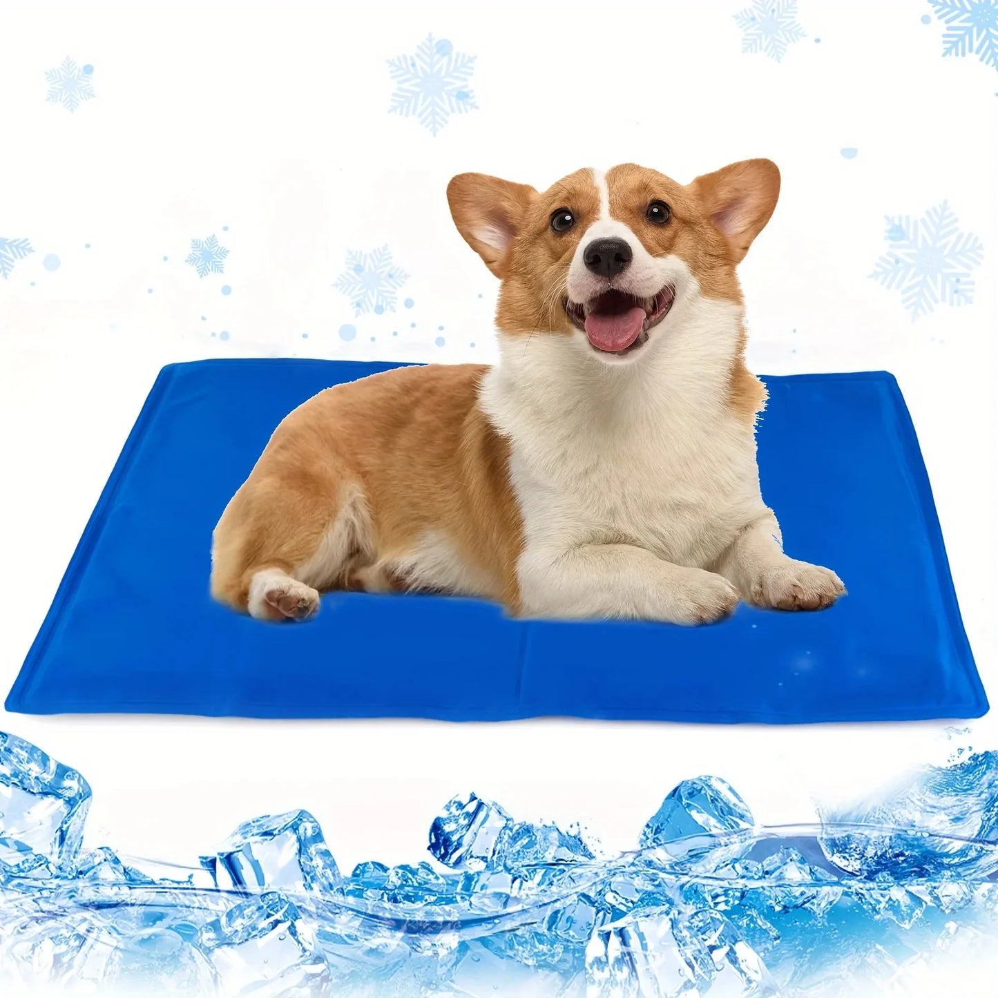 New Pet Ice Bed Mats Cushion Dogs Cats Summer Cooler Sleeping Pad Wear-resistant Heat Relief Cooling Sponge Gel Pet Supplies
