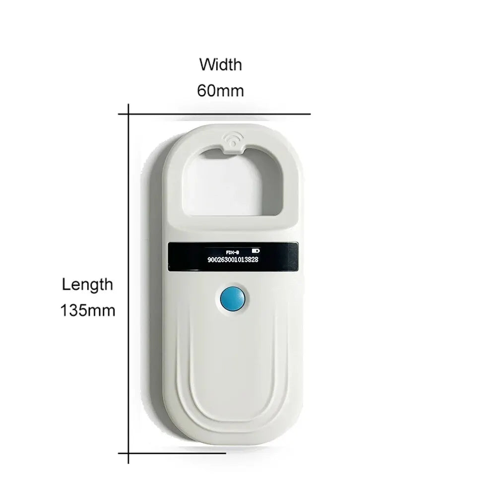 Bluetooth Iso11784/5 Fdx-b Animal Pet Id Reader Chip Transponder Usb Rfid Handheld Microchip Scanner For Dog,cats,horse