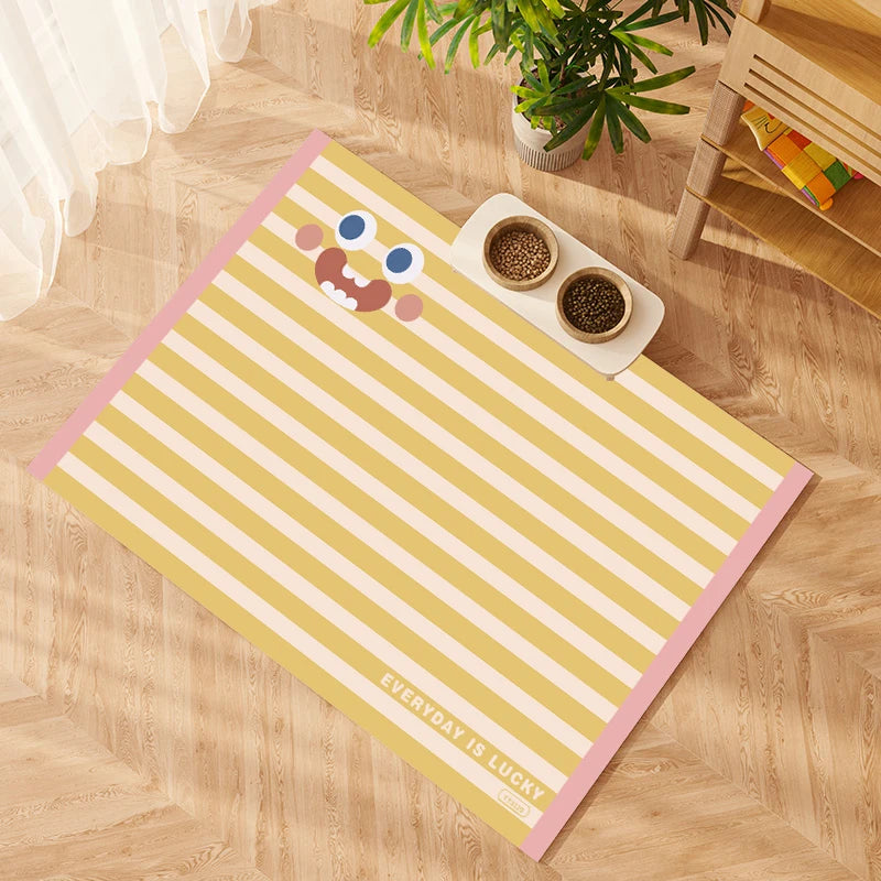 VIKAMA Pet Floor Mat Pvc Waterproof Easy To Take Care Of Dog And Cat Place Mat Dog Cage Sleeping Mat Non-Slip Insulation Mat