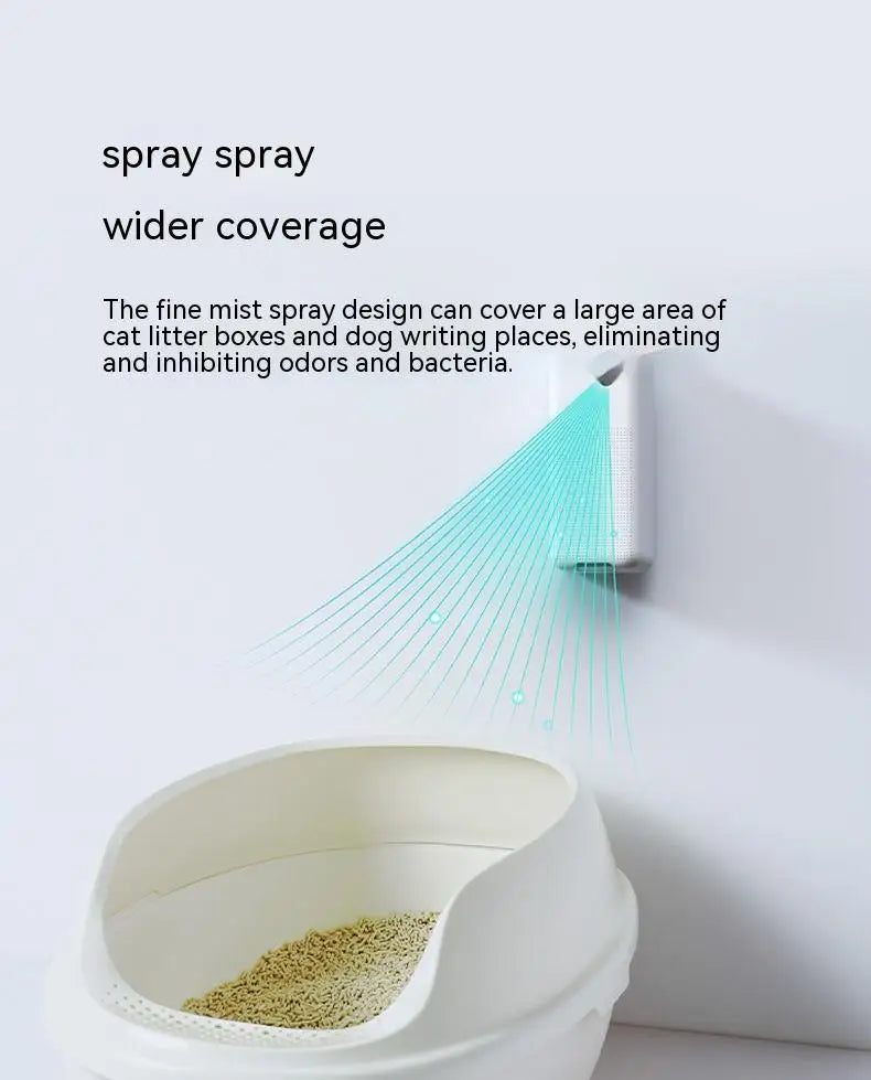 PETKIT PURA MAX Cat Litter Box Accessoriess Original Smart K3 Spray Odor Eliminator N50 Cat Toilet Odor Control Air Cleaning