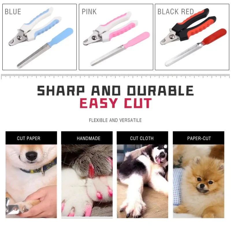 Dog Nail Clipper Scissors Kitten Nail Toe Claw Clippers Trimmer Grooming Tools General Pet Supplies Animals Paw Care Tool Kits