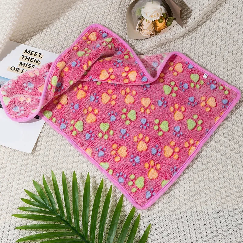 S-XL Dog Blanket Soft Fluffy Dog Sleeping Blanket Winter Insulation Cat Cover Blanket Comfortable Sleeping Sheets Pet Supplies