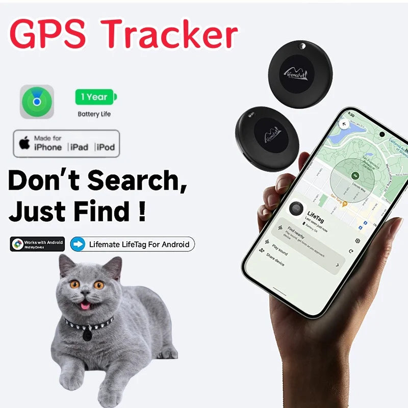 Mini GPS Tracker Air Tag Bluetooth Air Tag Smart Bluetooth Locator Child Finder Bag Anti-Loss Pet Collar with Tracker NEW