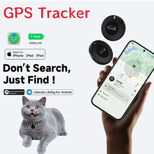 Mini GPS Tracker Air Tag Bluetooth Air Tag Smart Bluetooth Locator Child Finder Bag Anti-Loss Pet Collar with Tracker NEW