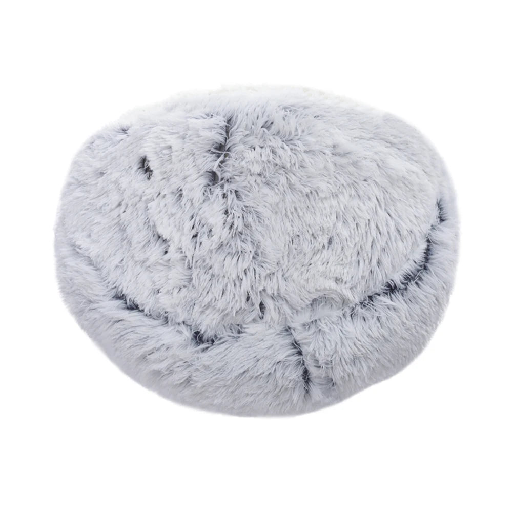 Tieker Plush Pet Bed Round Cat and Dog Soft Bed Pet Mattress Sleeping Hole Universal Suitable for All Seasons Small Cats and Dog