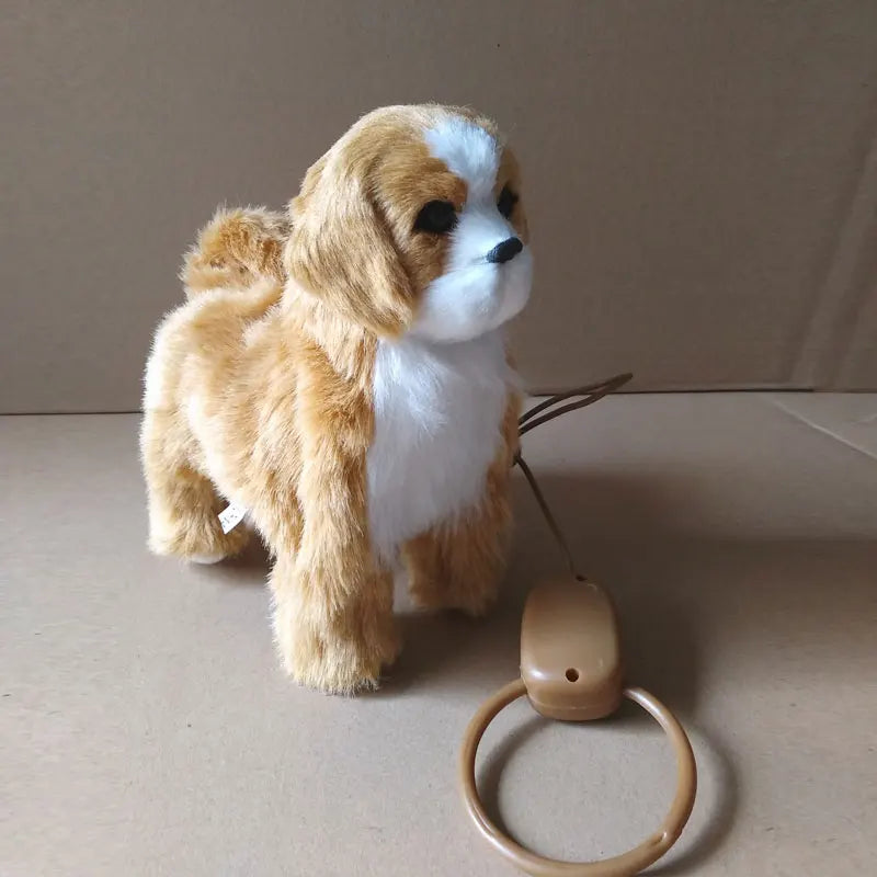 Robot Cat Electronic Plush Cat Singing Songs Dog Walk Electric Kitten Leash Control Music Kitty Pet Cute Animal Toy Kids Gift