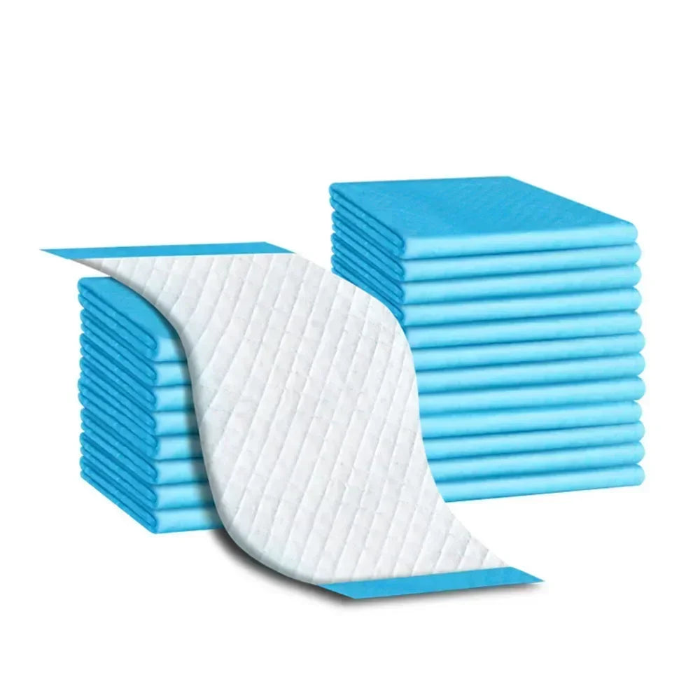 100PCS Thickened Absorbent Dog Puppy Training Pads Pet Disposable Diapers Cat Dog Pee Pads Leak-Proof Pet Urine Mat Quick Dry