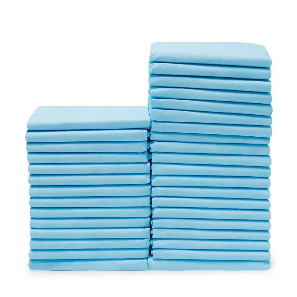 100PCS Thickened Absorbent Dog Puppy Training Pads Pet Disposable Diapers Cat Dog Pee Pads Leak-Proof Pet Urine Mat Quick Dry
