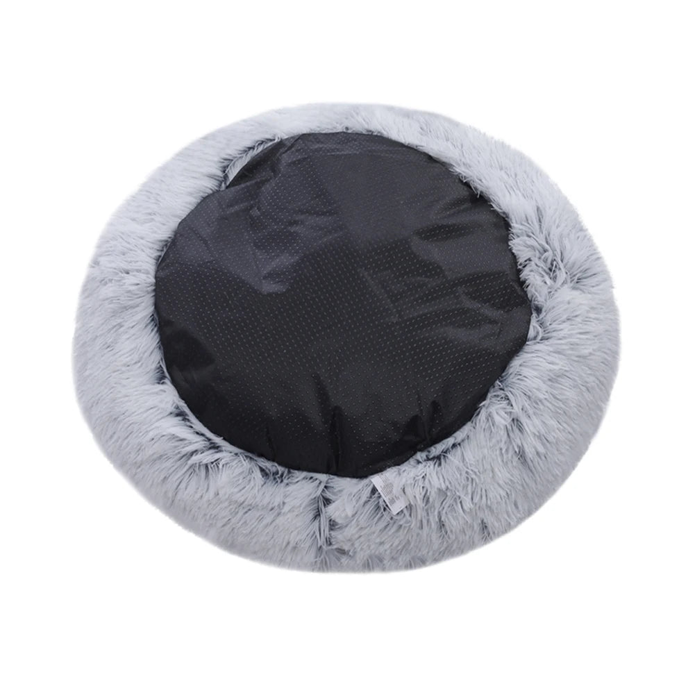 Tieker Plush Pet Bed Round Cat and Dog Soft Bed Pet Mattress Sleeping Hole Universal Suitable for All Seasons Small Cats and Dog