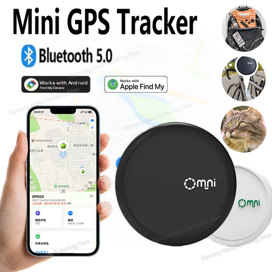 New Mini GPS Tracker For Apple iOS System FindMy APP Child Finder Pet Key Bike Backpack Loss Tracker Smart Bluetooth Airtag