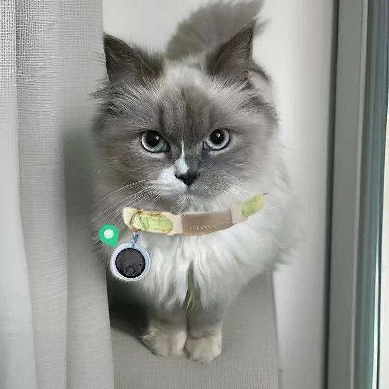 Smart Bluetooth GPS Tracker Tag Compatible with Apple Find My App for Pet Luggage Earbud Finder Wireless Tracking Device
