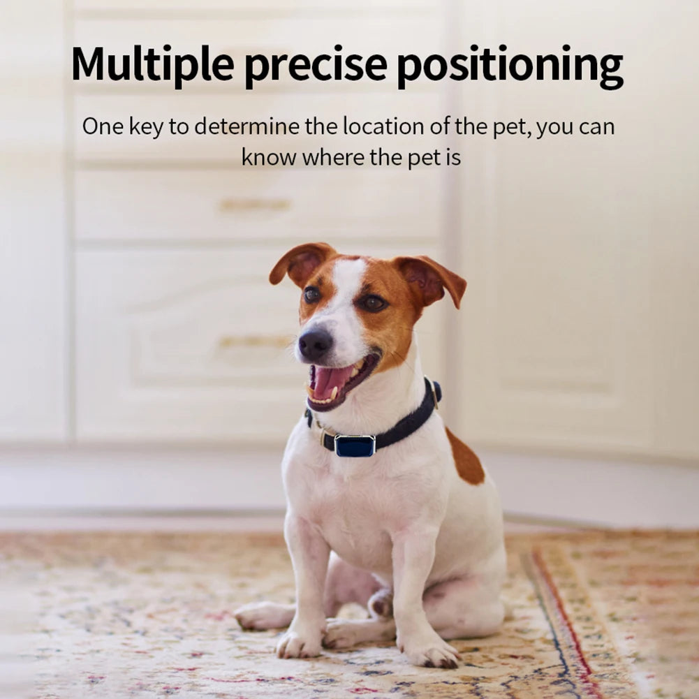 Smart Positioning Tracker Wearable Collar Pet Tracking Locator Waterproof IP67 Anti-lost Record Multifunctional for Kids Elderly