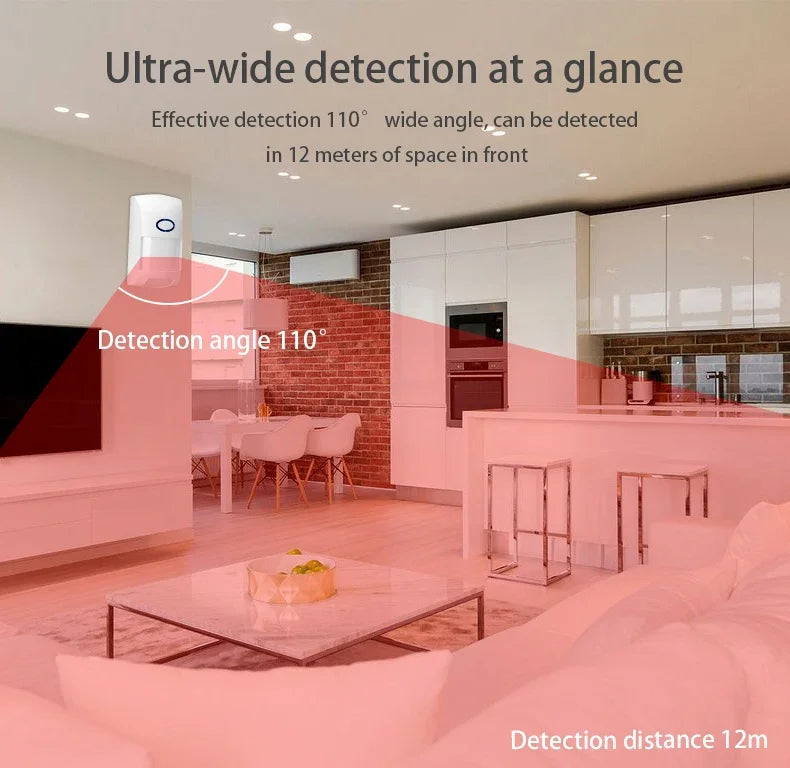 Tuya WiFi Motion Detector 25kg Pet Immune Sensor PIR Infrared Detectors APP Remote Control Smart Home Security Alarm