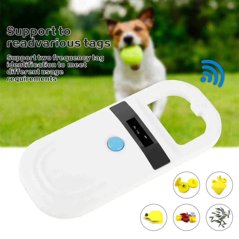 Bluetooth Iso11784/5 Fdx-b Animal Pet Id Reader Chip Transponder Usb Rfid Handheld Microchip Scanner For Dog,cats,horse