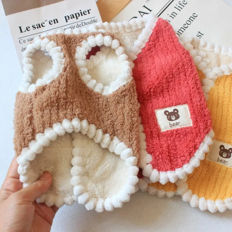 Winter Warm Dog Coat Soft Fleece Pet Clothes for Small Dogs Cats Cute Puppy Jacket French Bulldog Chihuahua Yorkies Costume