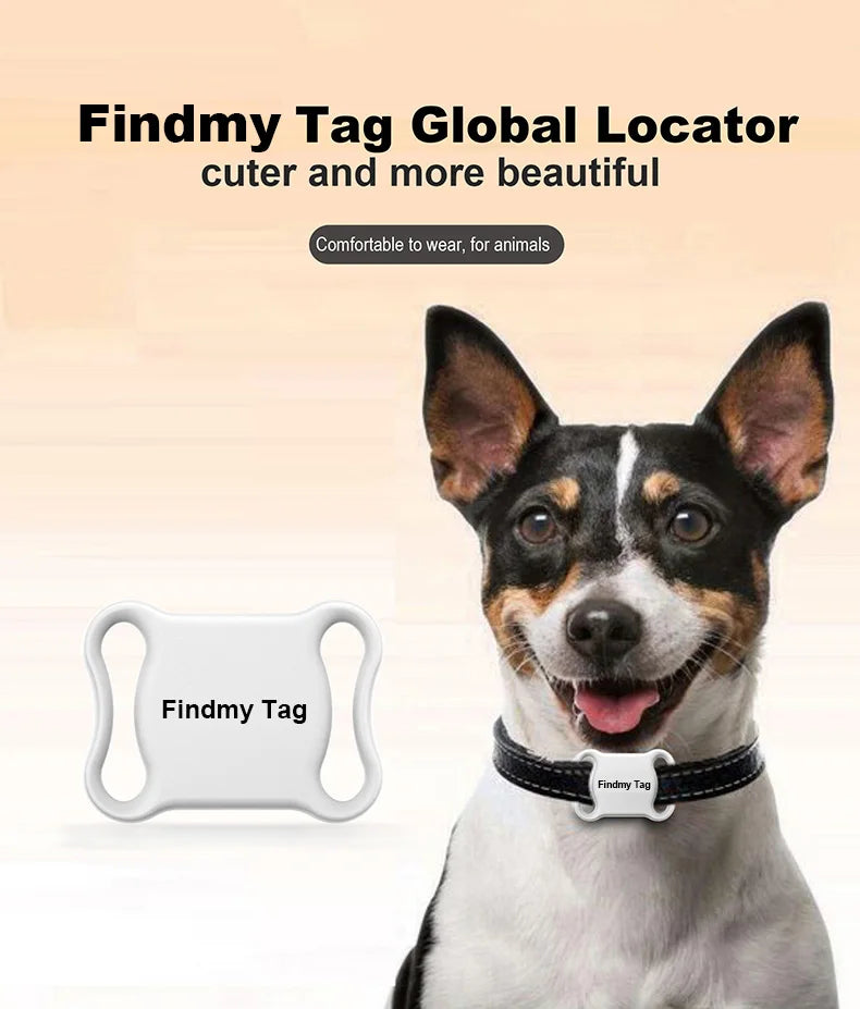 Findmy Tag Global Pet Locator for cats and dogs tracking locating artifact