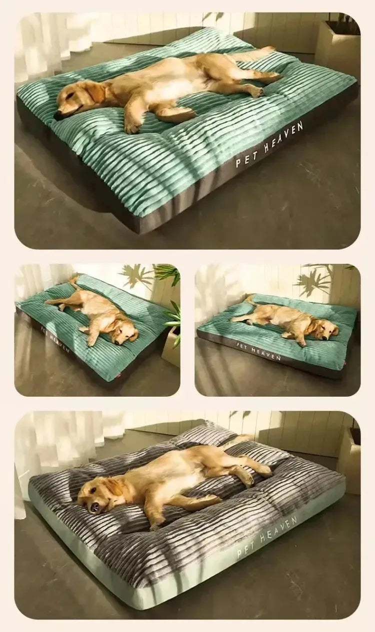 Big Dog Mat Corduroy Pad for Medium Large Dogs Oversize Pet Sleeping Bed Big Thicken Dog Sofa Removable Washable Pet Supplies