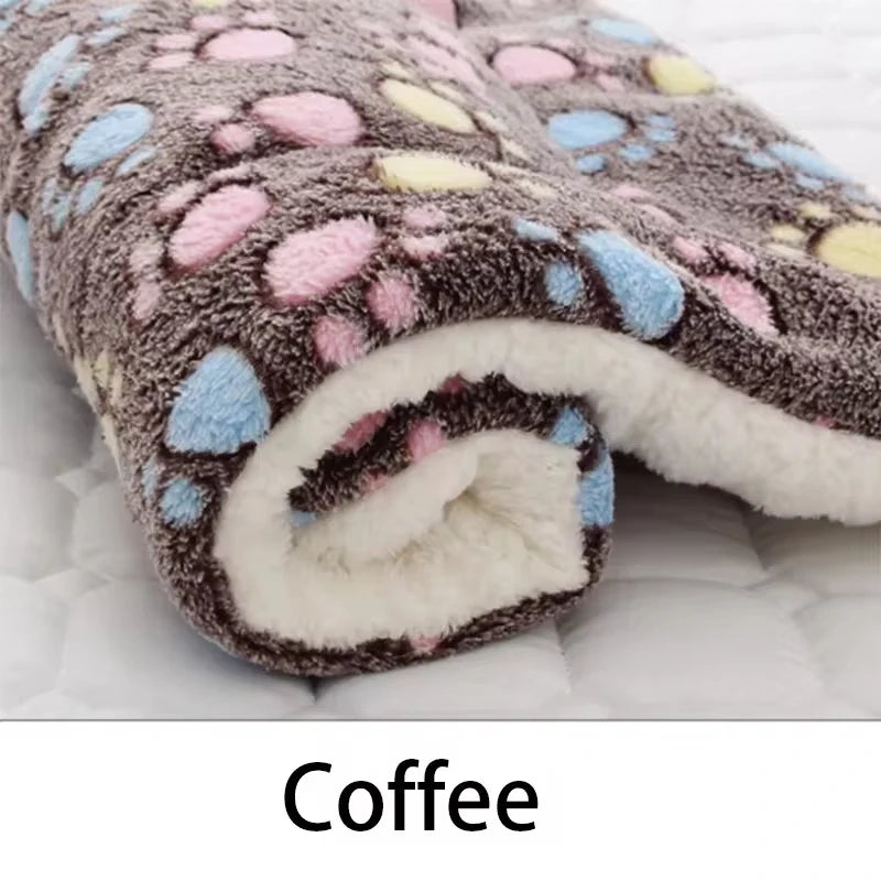 KEMORELA Flannel Pet Sleeping Mat Dog Bed Cat Litter Puppy Bed Dog SofaMattress Cushion for Small Large Dog Blanket Pet Supplies