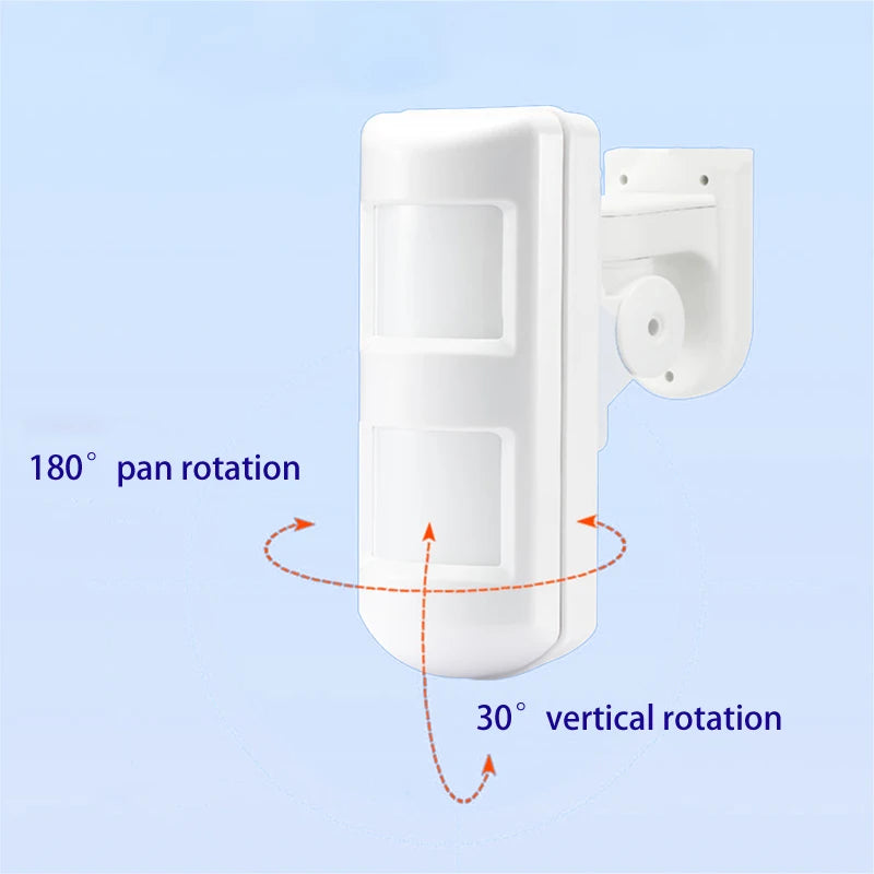 Outdoor Waterproof Microwave PIR Motion Sensor Wire Pet Immune Infrared Detector 2 PIR 1 MW for Home Alarm System Protection