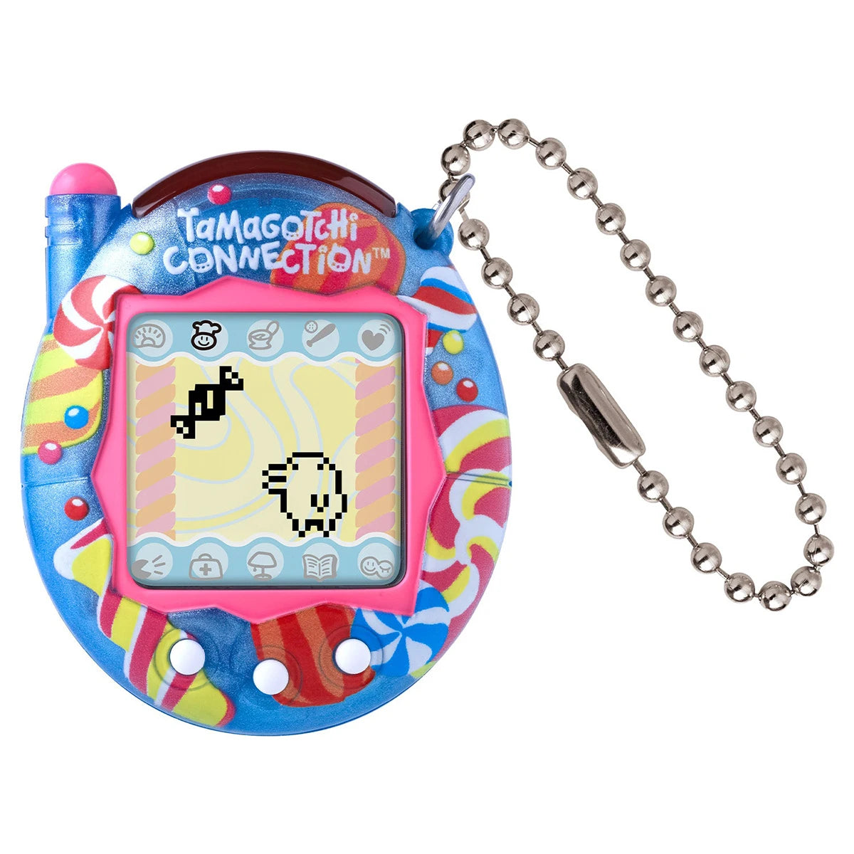 Original Tamagotchi Connection Electronic Pet Model Soda Flower Pink Light Blue Virtual Pet Game Console Birthday Gift Girls Toy