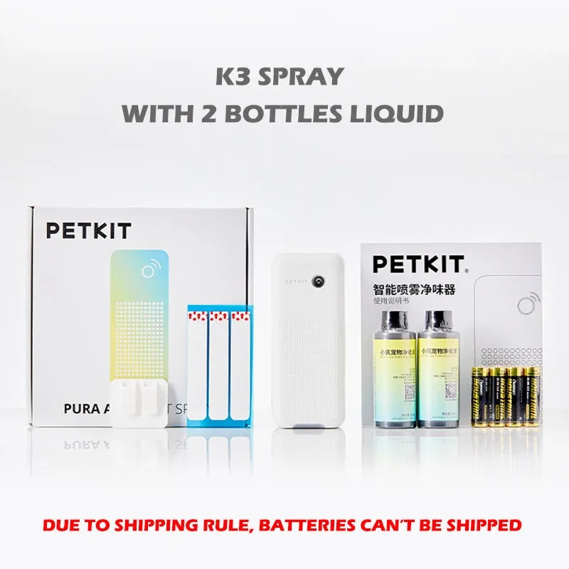 PETKIT PURE MAX Litter Box, Anti-Bacteria Smart K3 Spray Cat Toilet Deodorant, Odor Removal Machine, 4-Month Endurance
