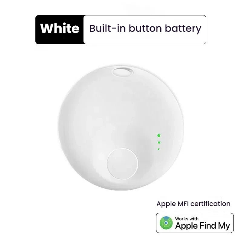 Smart Bluetooth GPS Tracker Tag Compatible with Apple Find My App for Pet Luggage Earbud Finder Wireless Tracking Device