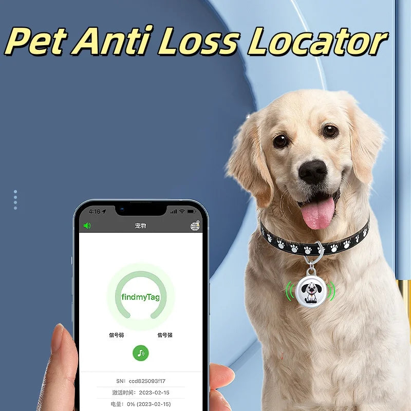 Mini GPS Tracker Air Tag Bluetooth Air Tag Smart Bluetooth Locator Child Finder Bag Anti-Loss Pet Collar with Tracker NEW