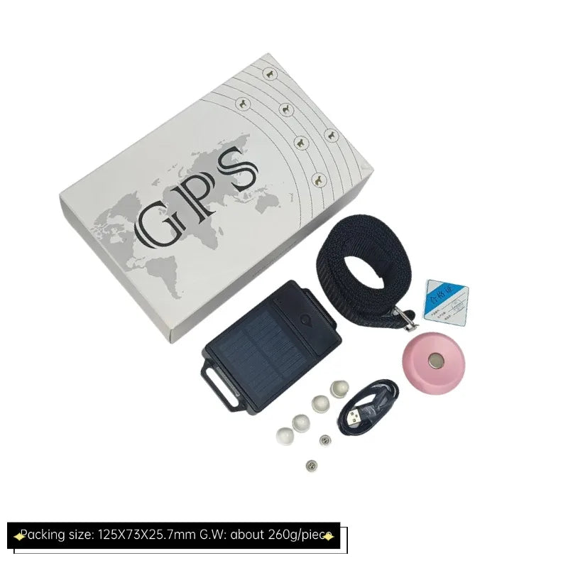 H502 GPS Pet Tracker Quality Intelligent Waterproof  Solar Energy Electronic Cattle Sheep Positioning Locator Android Compatible