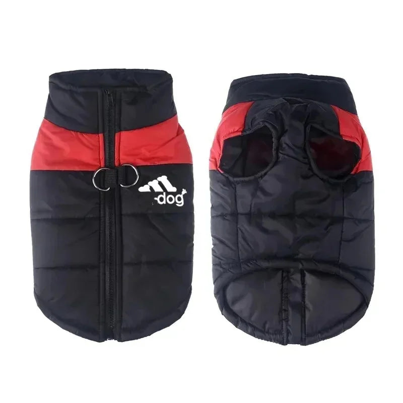 Waterproof Warm Dog Clothing for Small Medium Big Dogs Clothes Pet Coat Winter VThe OutfitJacket Dogest Padded Zipper