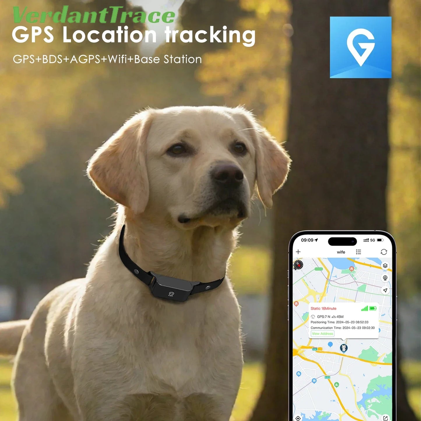 Waterproof 4G GPS Pet Tracker Mini Body Camera for Dog Cat Outdoor Adventures Smart Collar Tracking Video Recording VerdantTrace