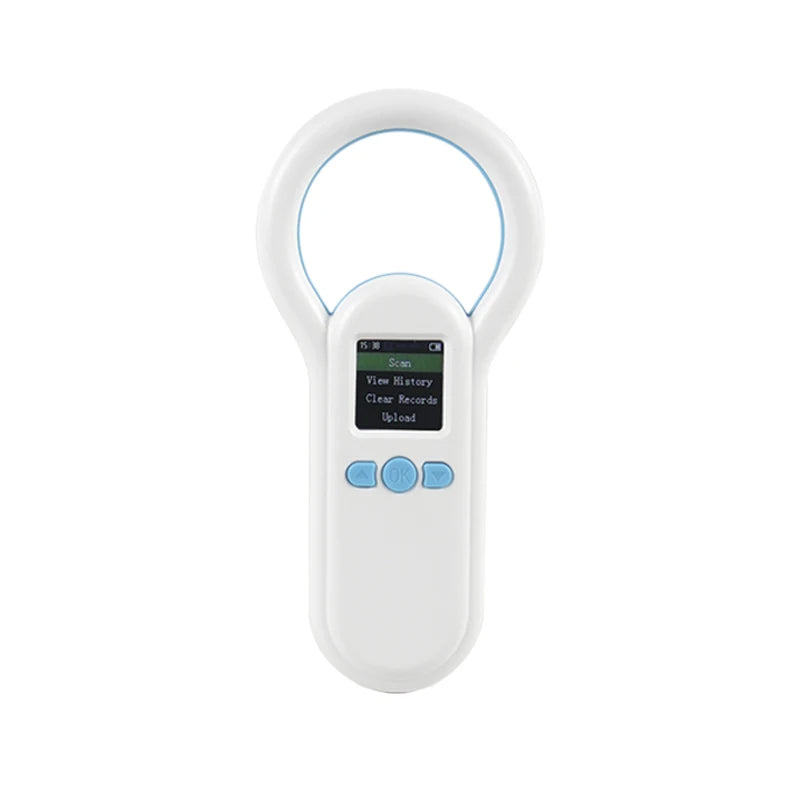Handheld 134.2KHz 125kHz Animal RFID Reader Pet Cat Dog Microchip Scanner FDX-B Glass Chip USB/Bluetooth Tag Reader