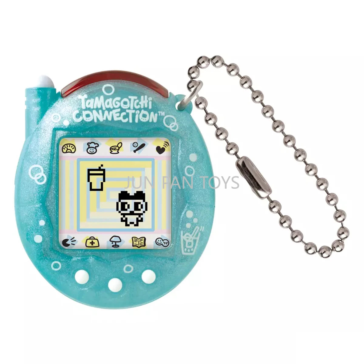 Original Tamagotchi Connection Electronic Pet Model Soda Flower Pink Light Blue Virtual Pet Game Console Birthday Gift Girls Toy