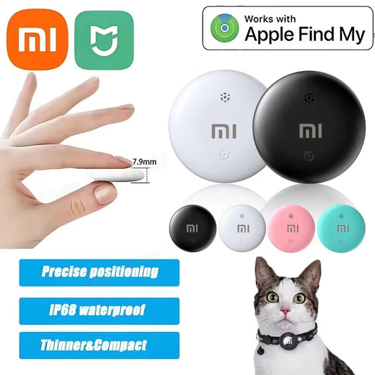 Xiaomi Mini Air Tag Bluetooth GPS Pet Trackers Work With Apple Find My Global Positioning Smart Tracker For Apple iOS System