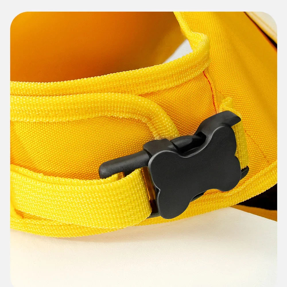 Cartoon Puppy Life Vest Jacket with Rescue Handle Summer Small Dog Swimwear Puppy Life Jacket Safety Swimming Suit Pet Supplies