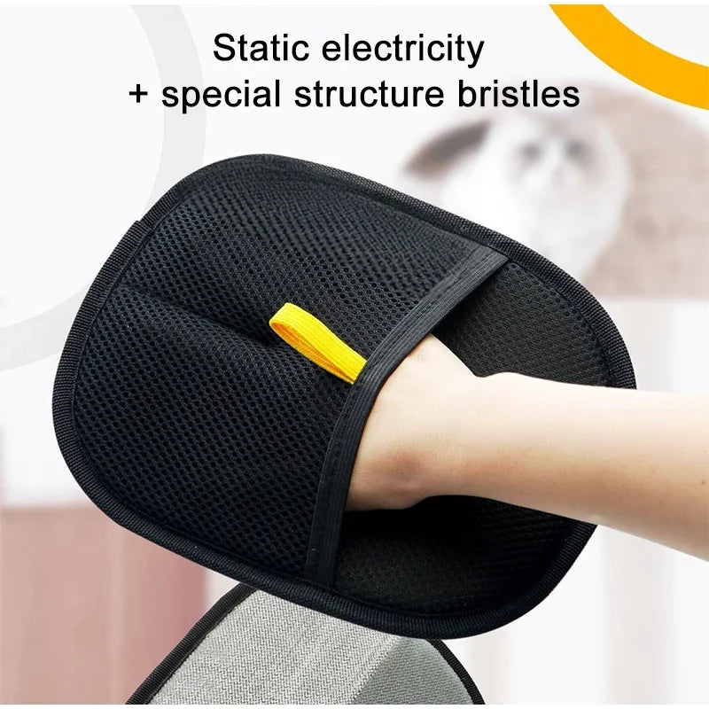 New Pet Grooming Gloves Electrostatic Cleaning Brush Pet Hair Removal Brush To Remove Sofa Carpet Clothing Dog And Cat Hair