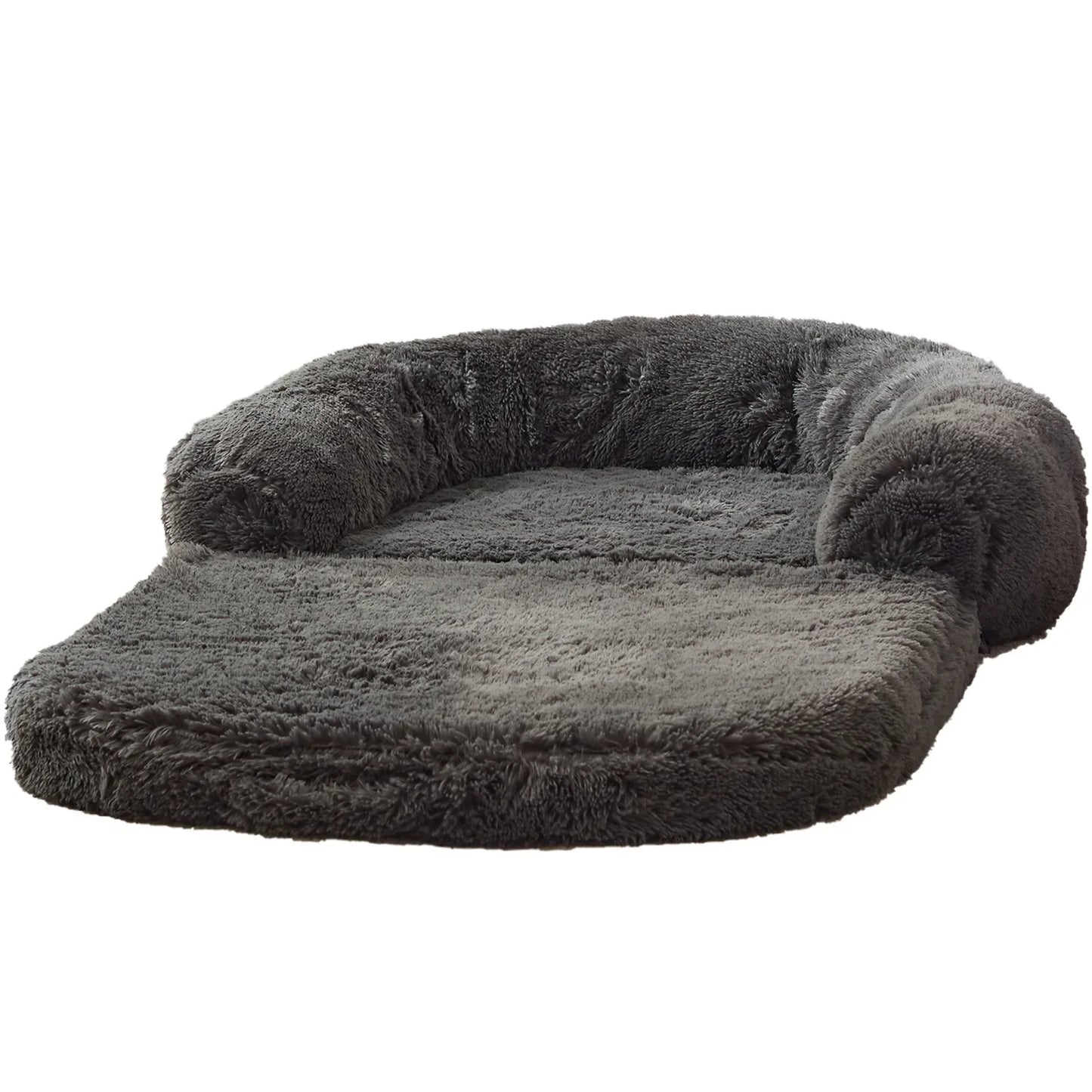 Human Pet Sofa Removable Washable Convenient Unfolding Large Dog Bed Plush Human Pet Sharing Kennel Soft Dog Cushion
