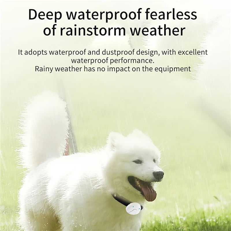 2G GPS & WiFi Pet Tracker Anti-Lost Smart Collar for Dogs/Cats with Real-Time Location Tracking Pet Activity Monitor Tracking