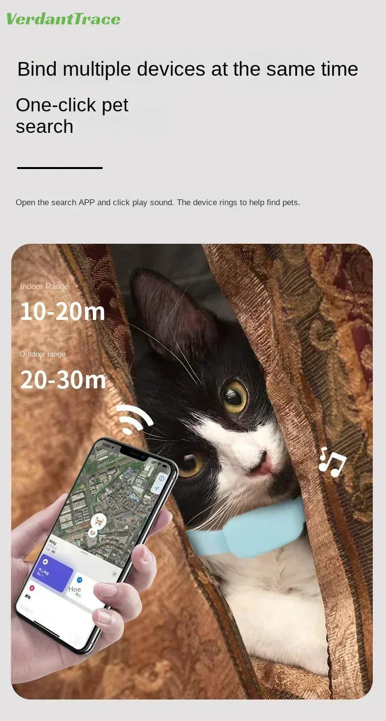 Find My Pet Positioning Collar Waterproof Dog Gps Animal Tracking Movement Alert Anti Lost Tracker Cats Remote Global Locator