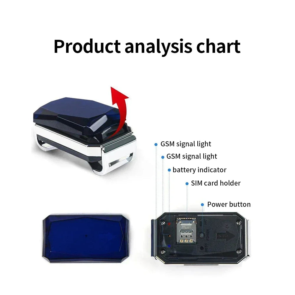 Smart GPS Pet Tracker Collar Real-Time Tracking 5m Accuracy IP67 Waterproof 10-Day Battery Geofence Alerts Dogs Cats Positioning