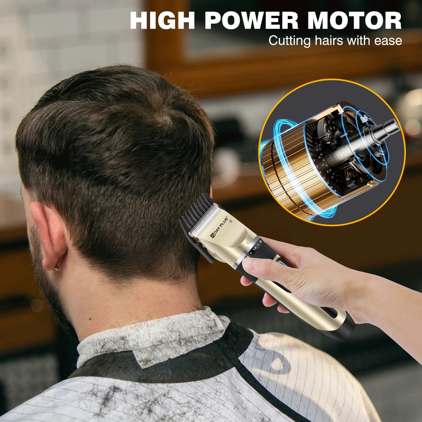 Dog Clippers Low Noise, Dog Grooming Kit Rechargeable Cordless Pet Hair Clipper Trimmer Shaver for Small and Large Dogs Cats